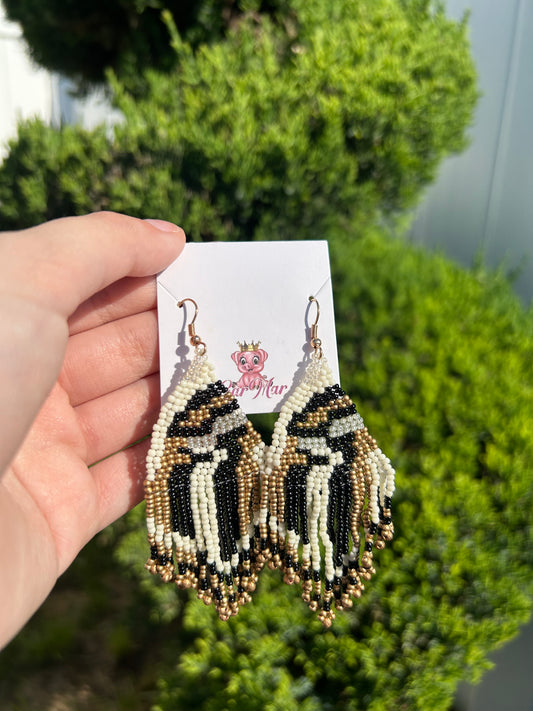 Beaded Patterned Dangles