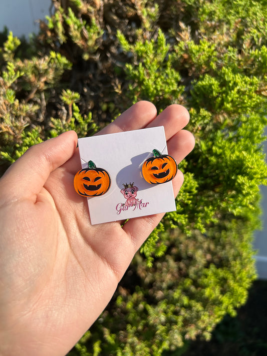 Pumpkin Earrings