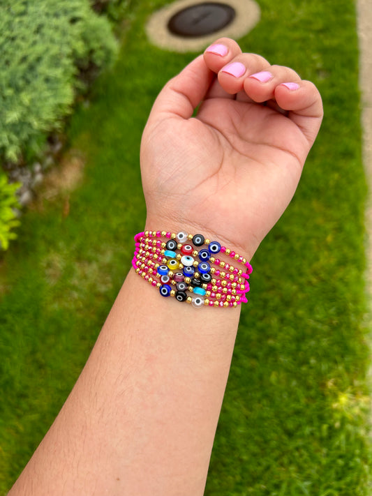 Hot Pink Semanario Bracelet