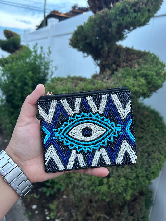 Blue Eye Coin Pouch