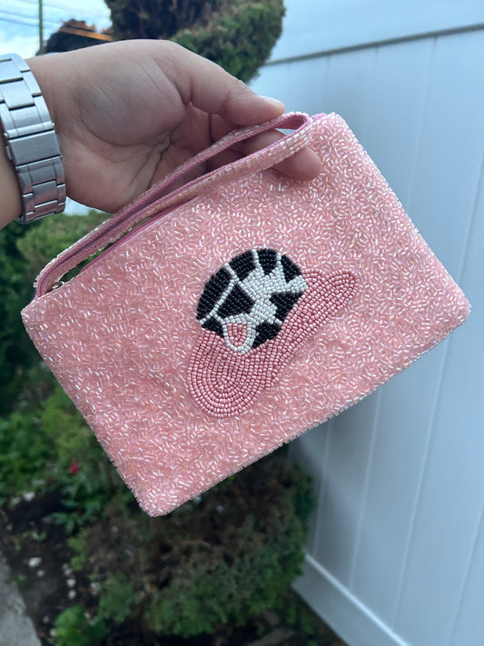 Cowgirl Beaded Wristlet