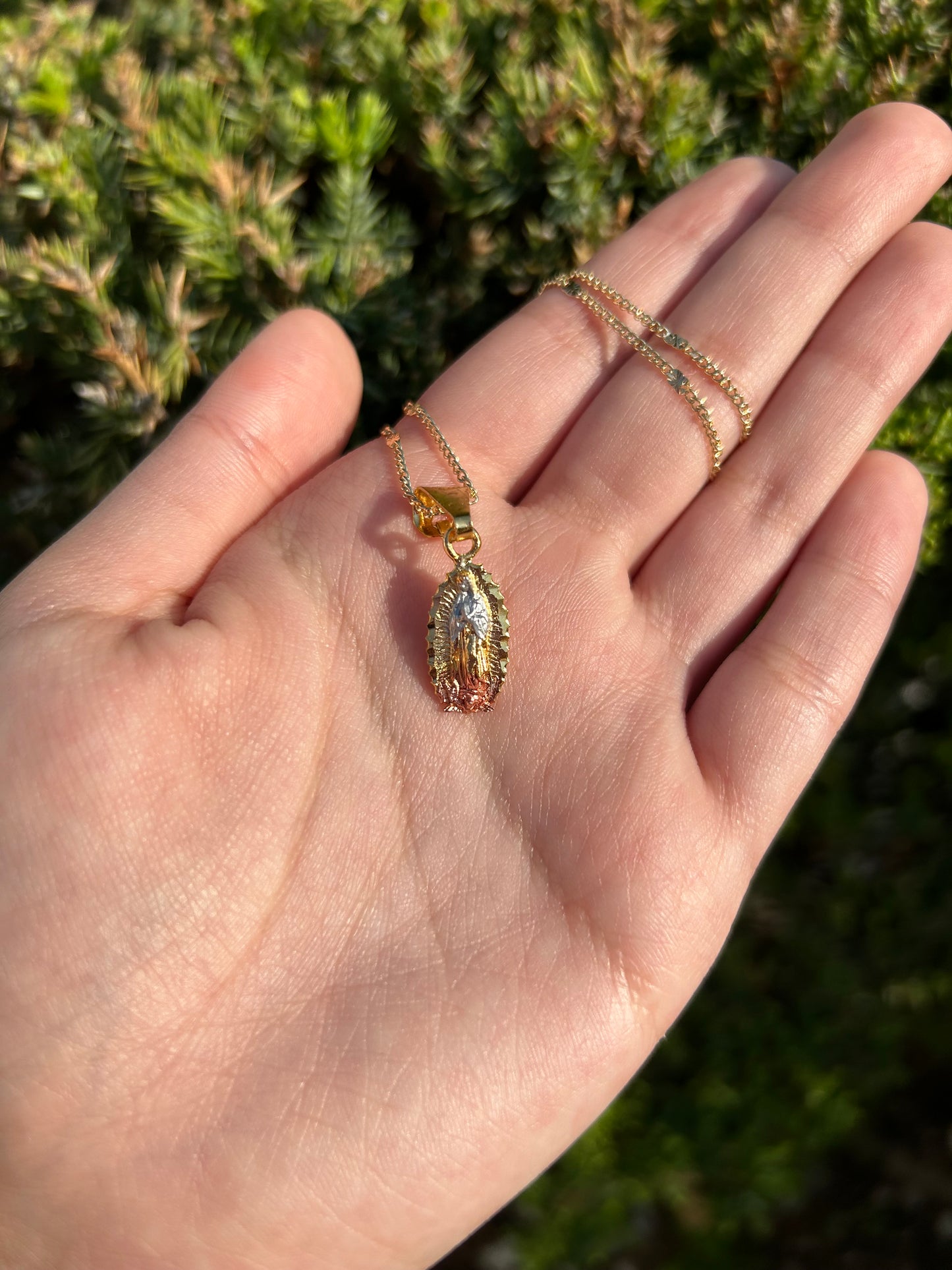 Gold Virgencita Necklaces