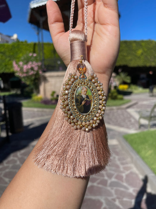 Rose Gold Tassel San Benito Home Bendición