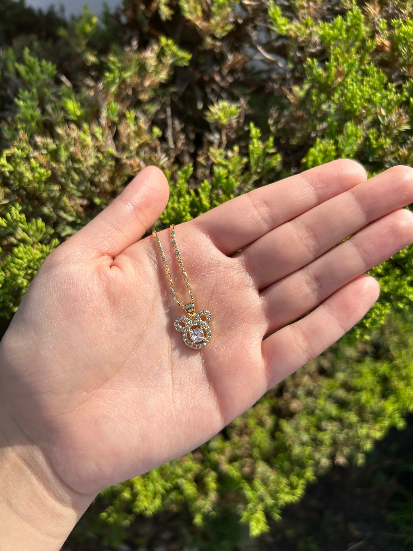 Mouse Gem Necklace